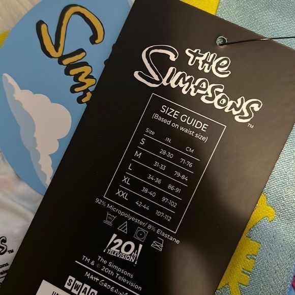 SWAG The Simpsons Homer Santa Boxer Brief Men’s Sz XL Christmas Donut Beer New - Picture 8 of 8